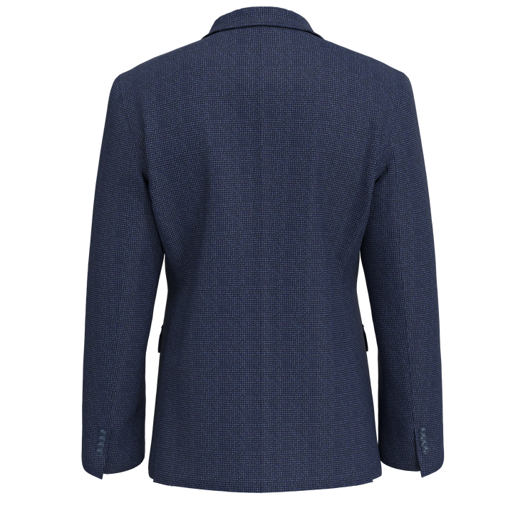 Lucky Brand Navy Seersucker Plaid Sportcoat