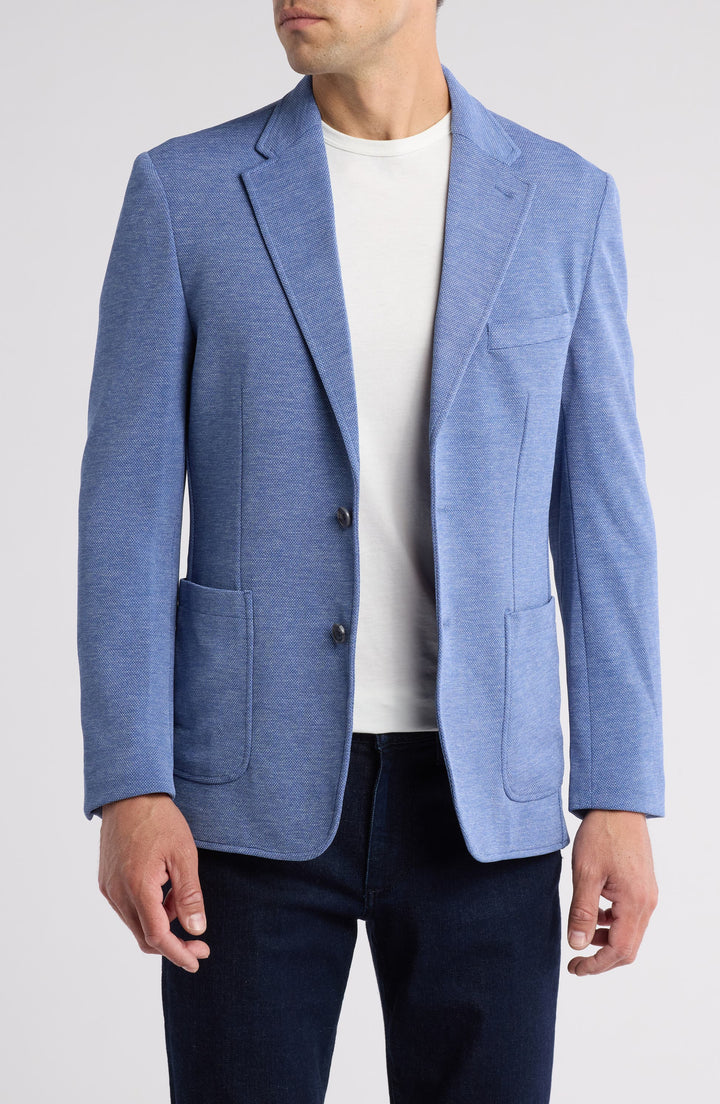 Lucky Brand Blue Knit Jacket