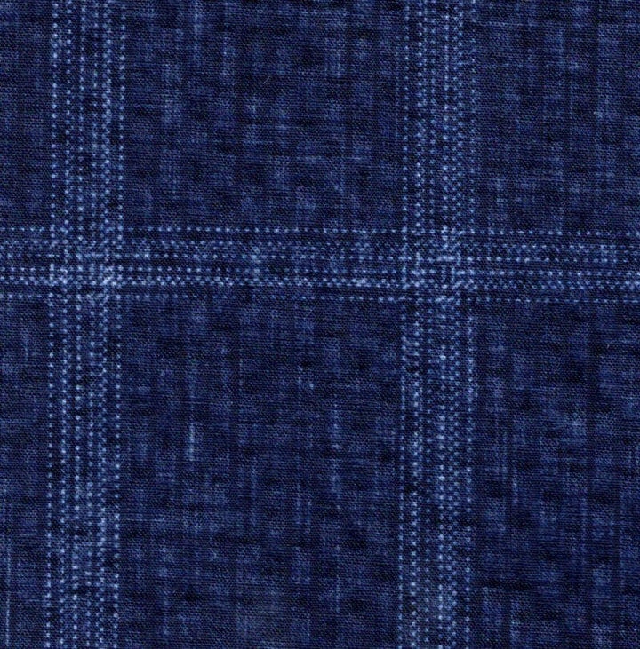 Lucky Brand Navy Plaid Knit Sport Coat