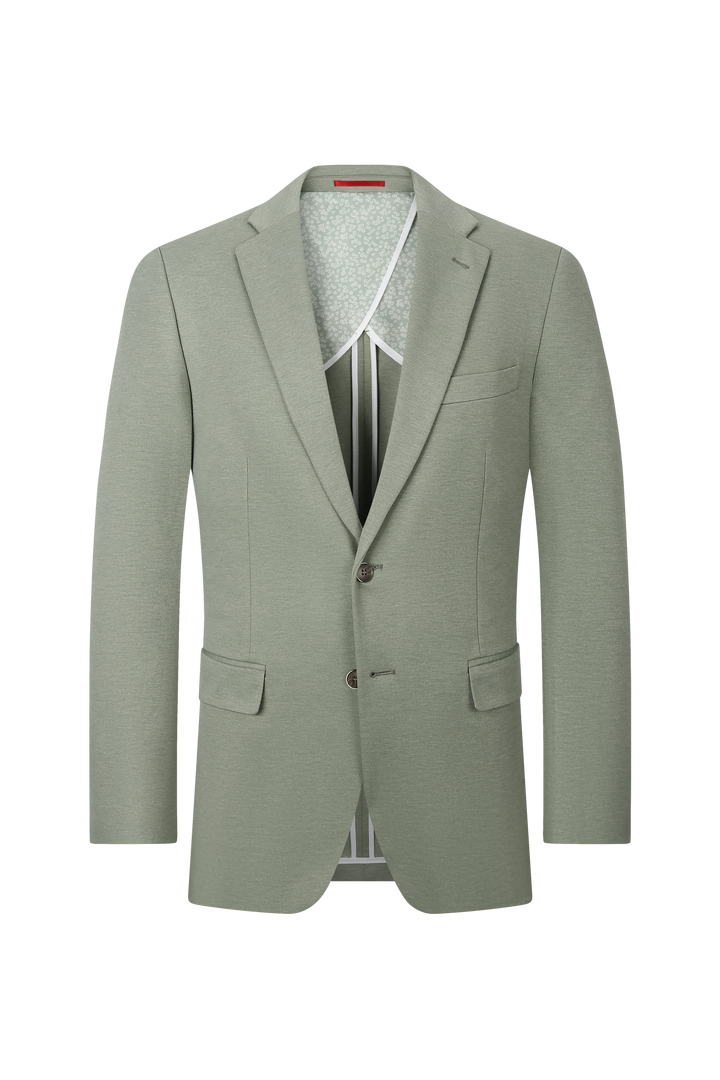 Lucky Brand Sage Green Pique Knit Sport Coat