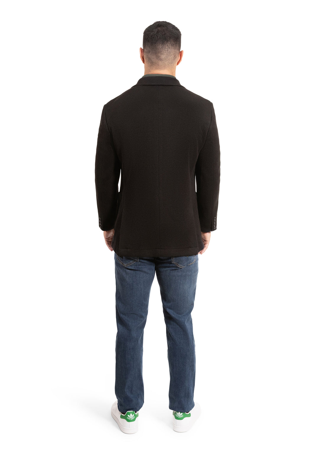 Lucky Brand Black Rib Knit Sportcoat