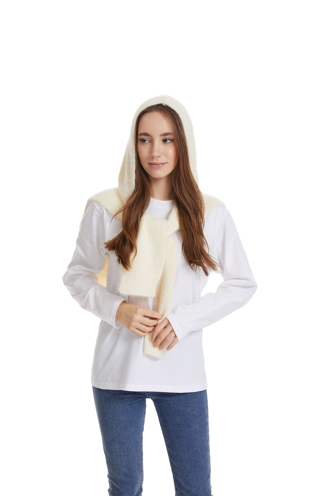 Roffe Hooded Faux Sweater