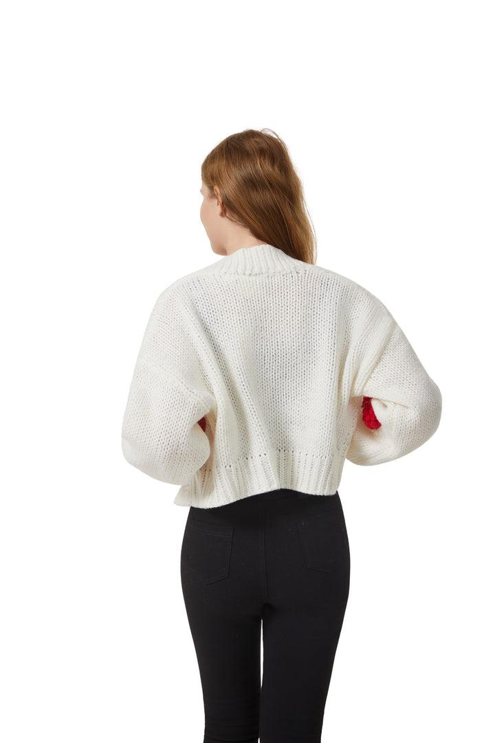 3D Heart Cardigan