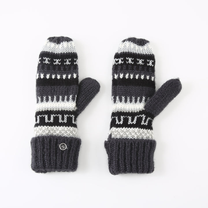 Ted Baker London Women's Fair Isle Knit Black Gloves
