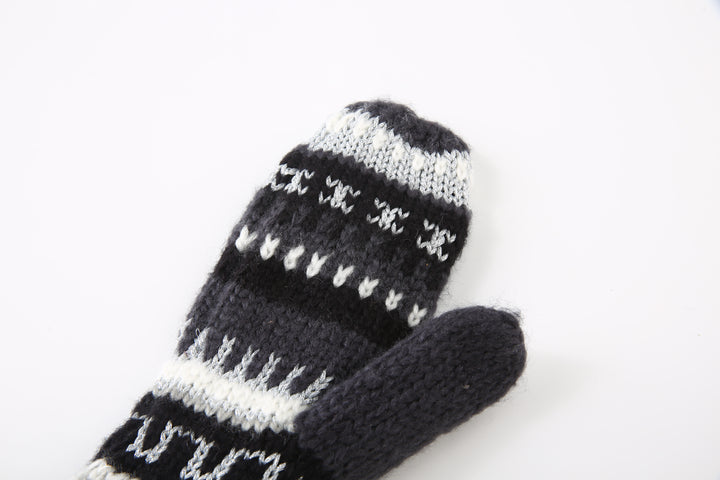 Ted Baker London Women's Fair Isle Knit Black Gloves