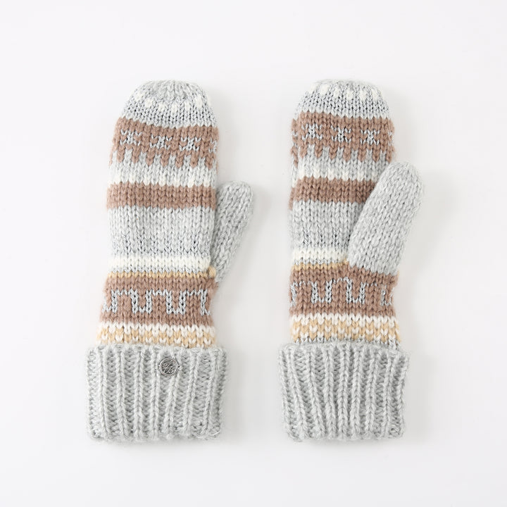 Ted Baker London Women's Fair Isle Knit Grey Gloves