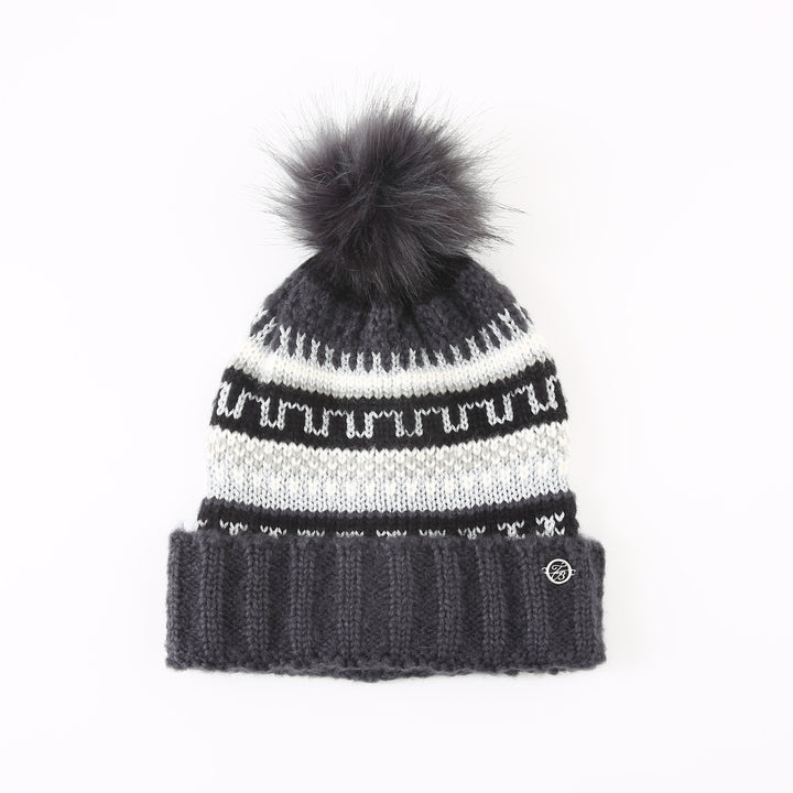 Ted Baker London Women's Fair Isle Knit Black Beanie