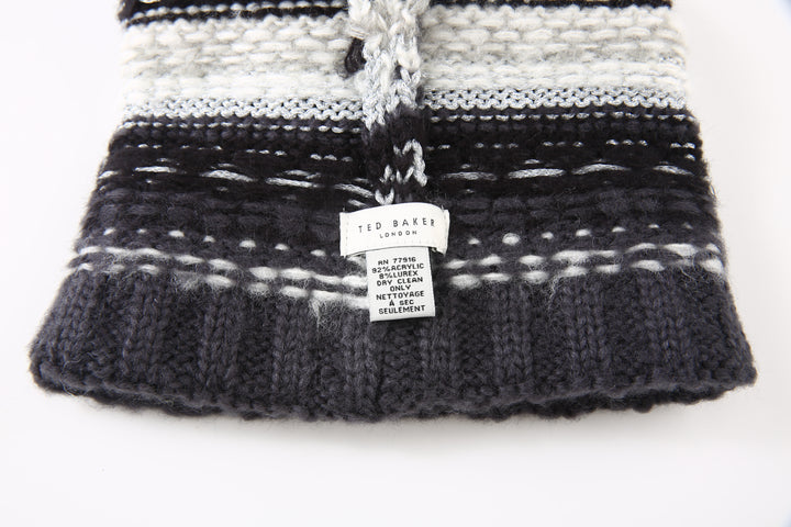 Ted Baker London Women's Fair Isle Knit Black Beanie