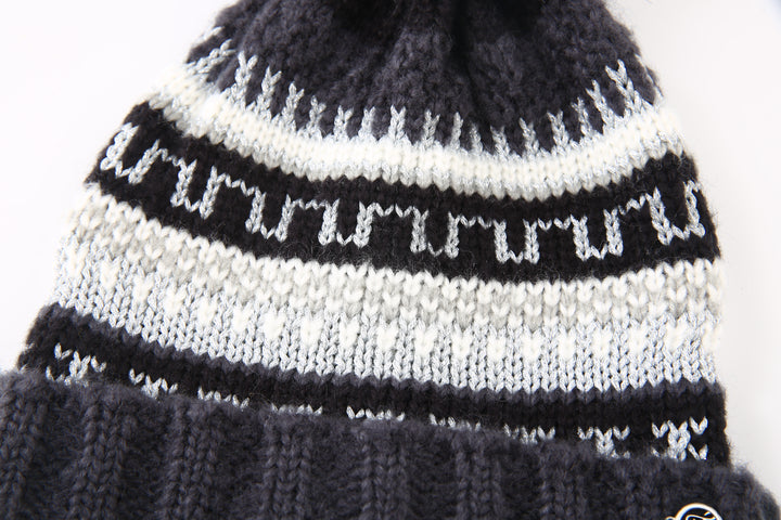 Ted Baker London Women's Fair Isle Knit Black Beanie