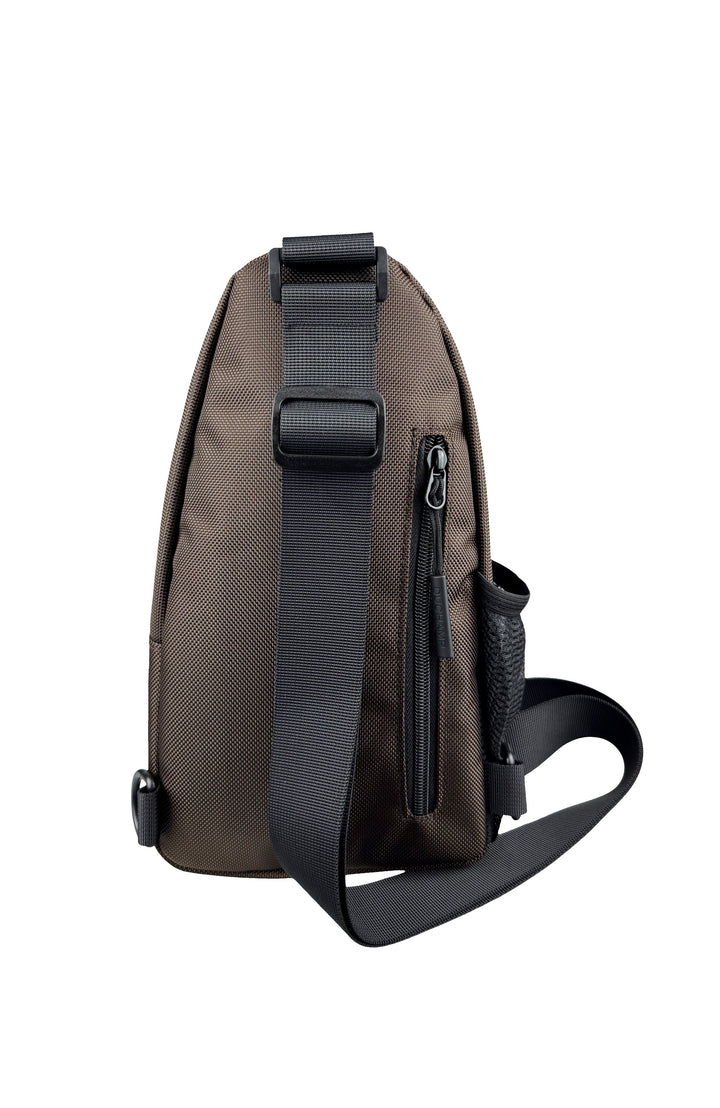 Duchamp London Brown Nylon Sling Bag