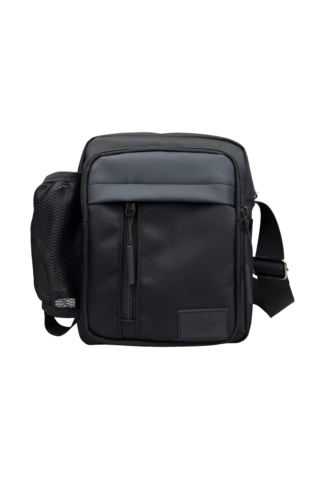 Duchamp London Black Nylon Sling Bag