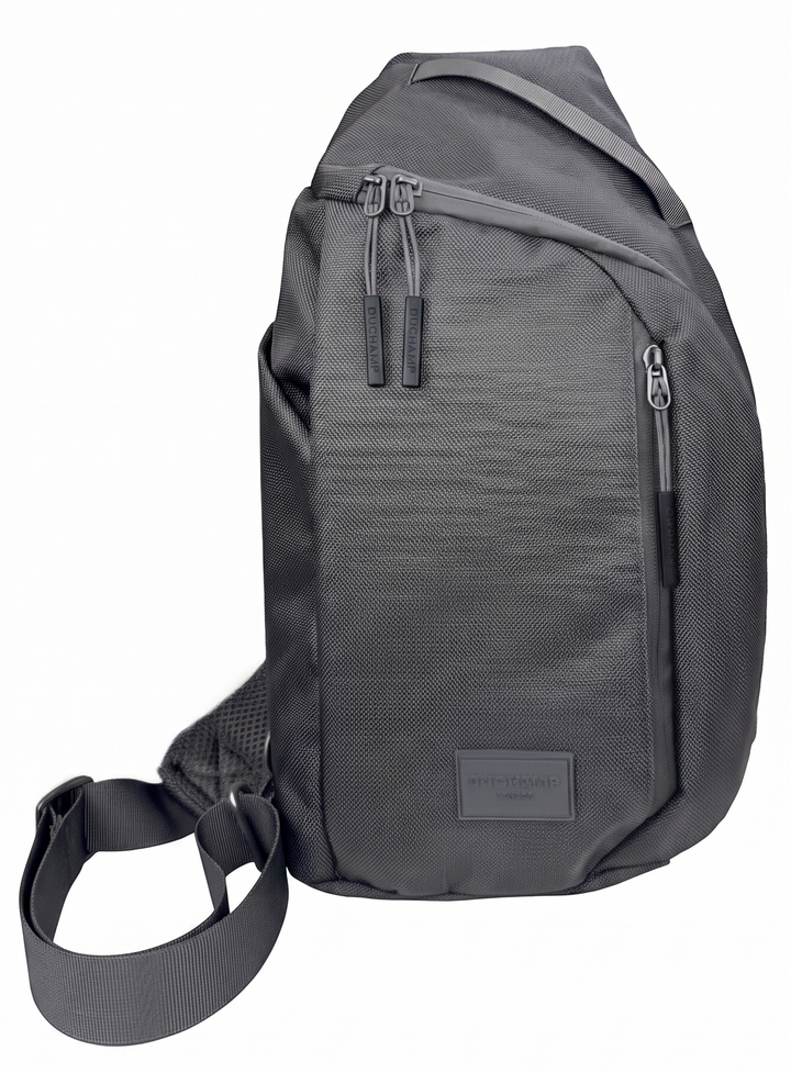 Duchamp London Grey Nylon Sling Bag