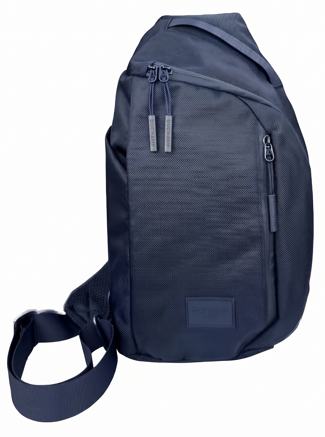 Duchamp London Navy Nylon Sling Bag