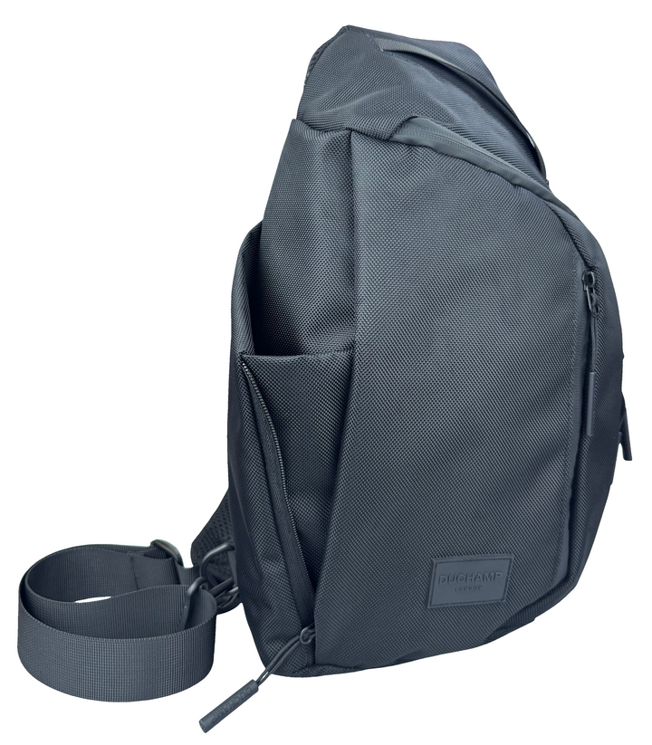 Duchamp London Black Large Ballistic Sling Bag