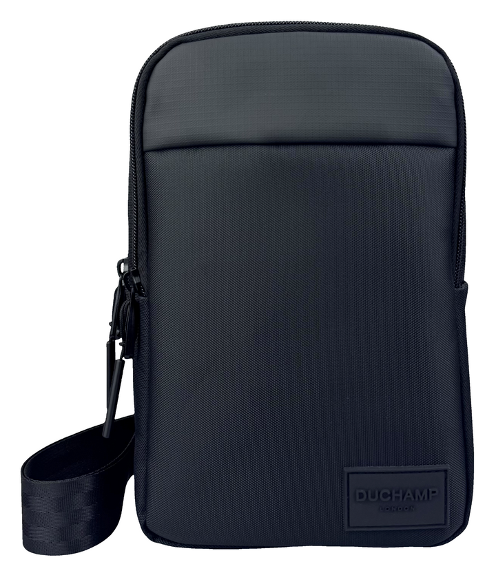 Duchamp London Black Two Tone Sling Bag
