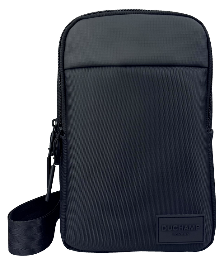 Duchamp London Navy Two Tone Sling Bag