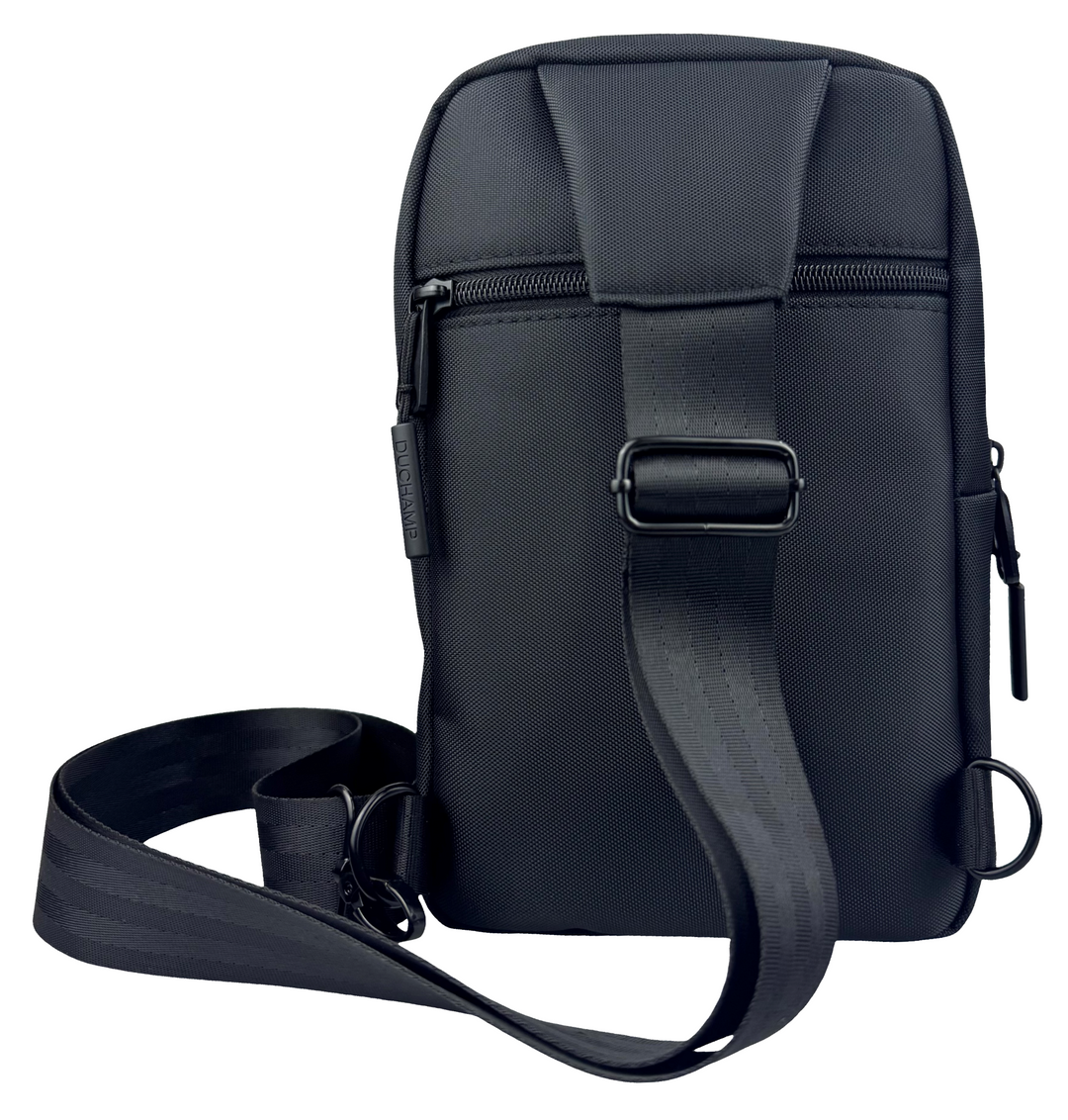 Duchamp London Black Two Tone Sling Bag