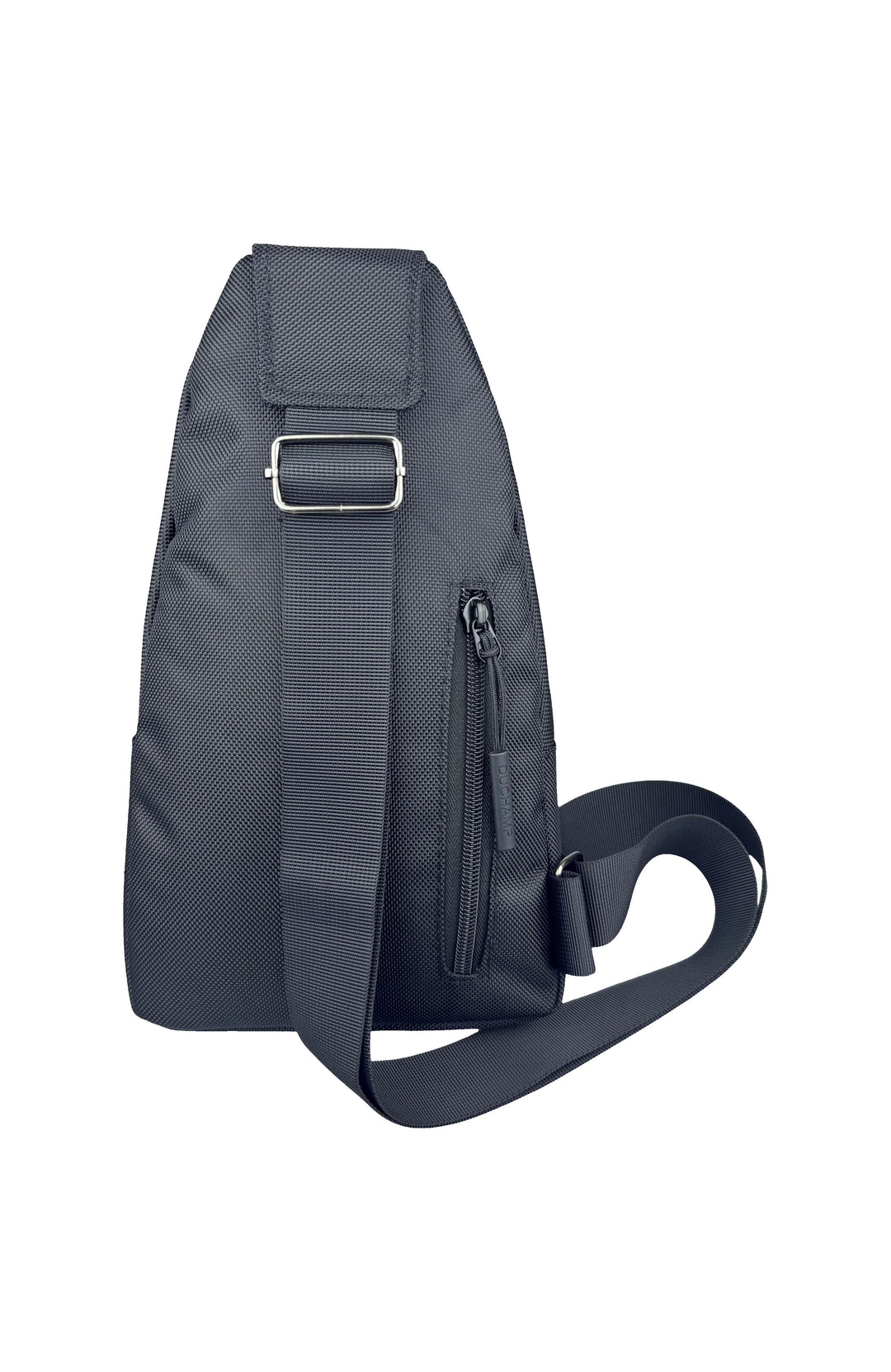 Duchamp London Black Nylon and PU Sling Bag