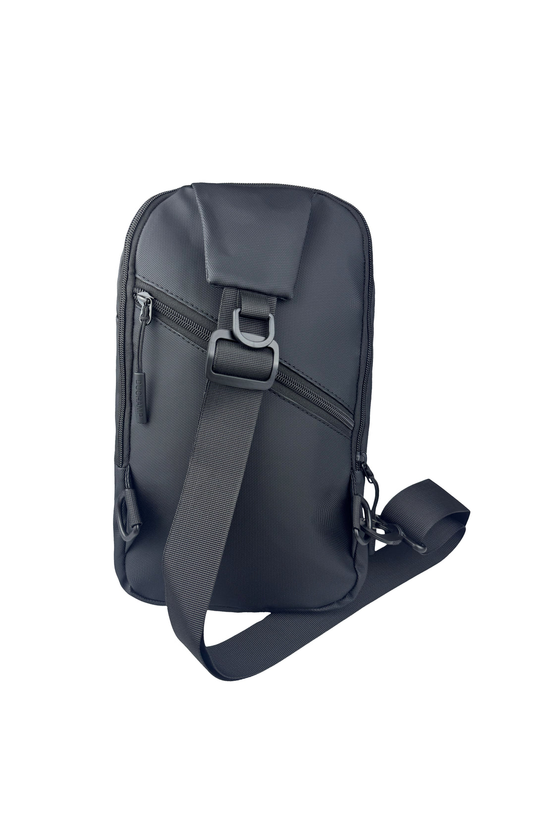 Duchamp London Black PU Sling Bag