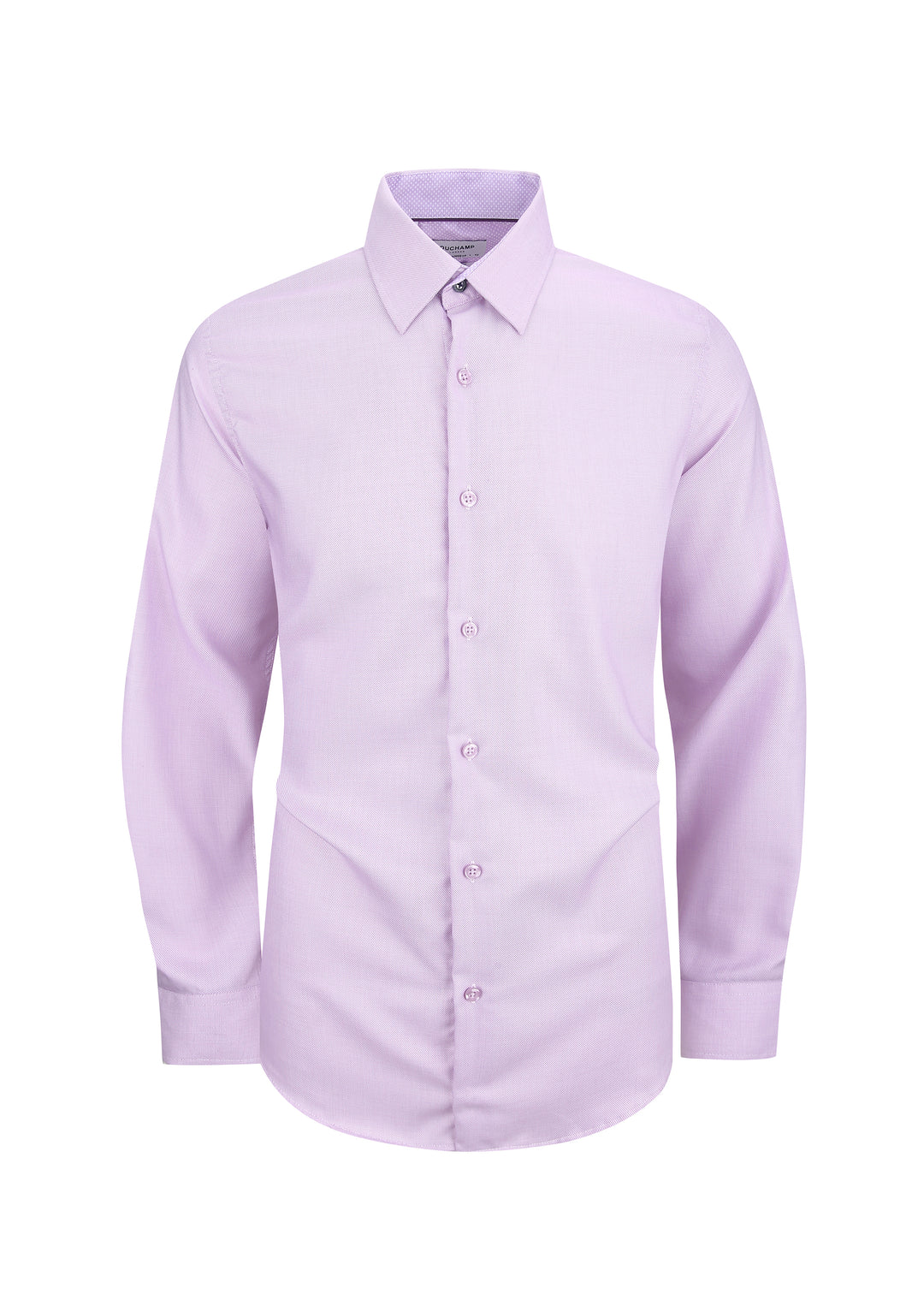 Duchamp London Solid Purple Dress Shirt