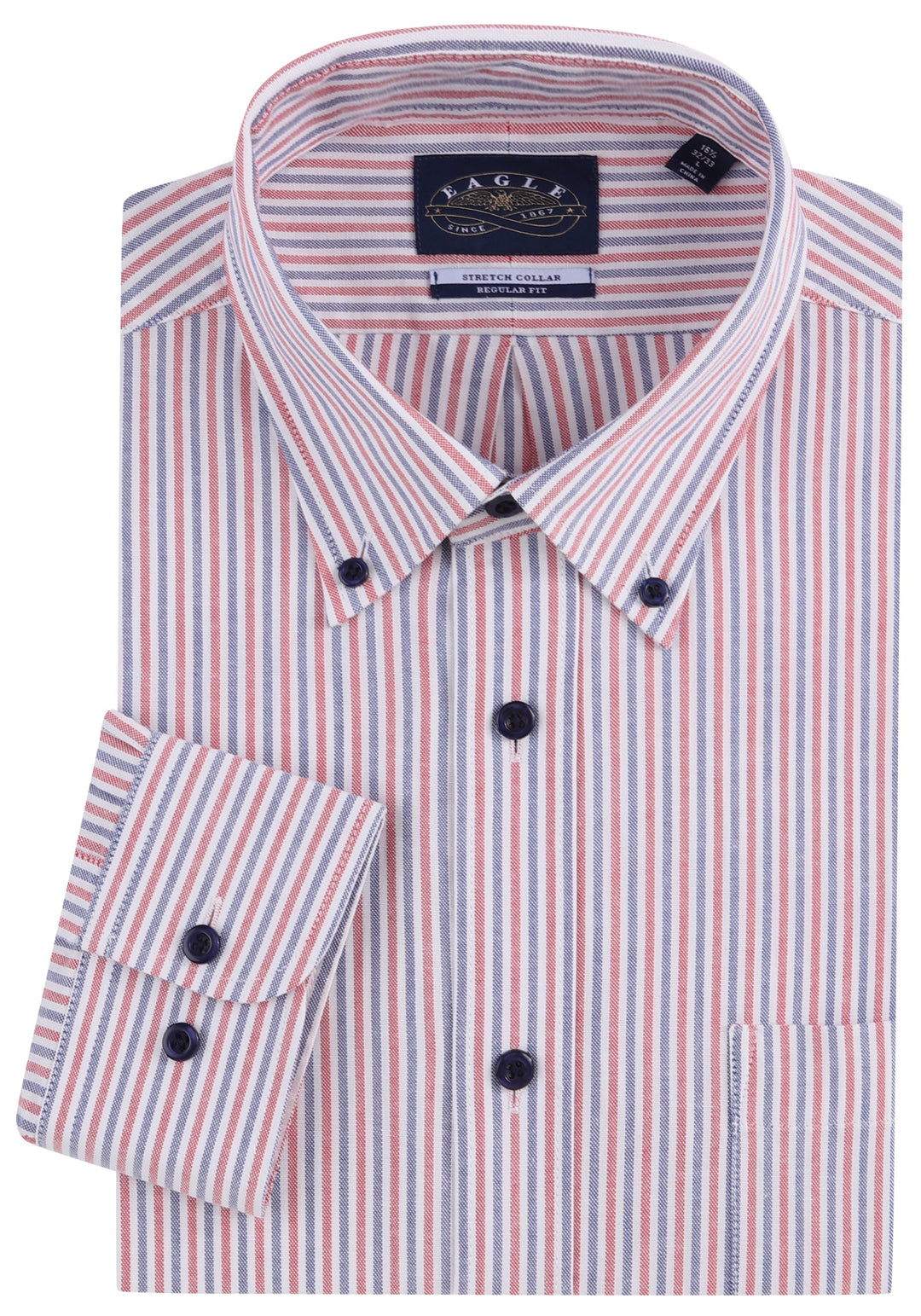 eagle dress shirts Men's White Non-Iron Shirt, Blue, 18.5 34/35, Cotton Down Dress Shirt is the perfect way to show your support for the Philadelphia Eagles Eagle Leather Jacked AF Shirt