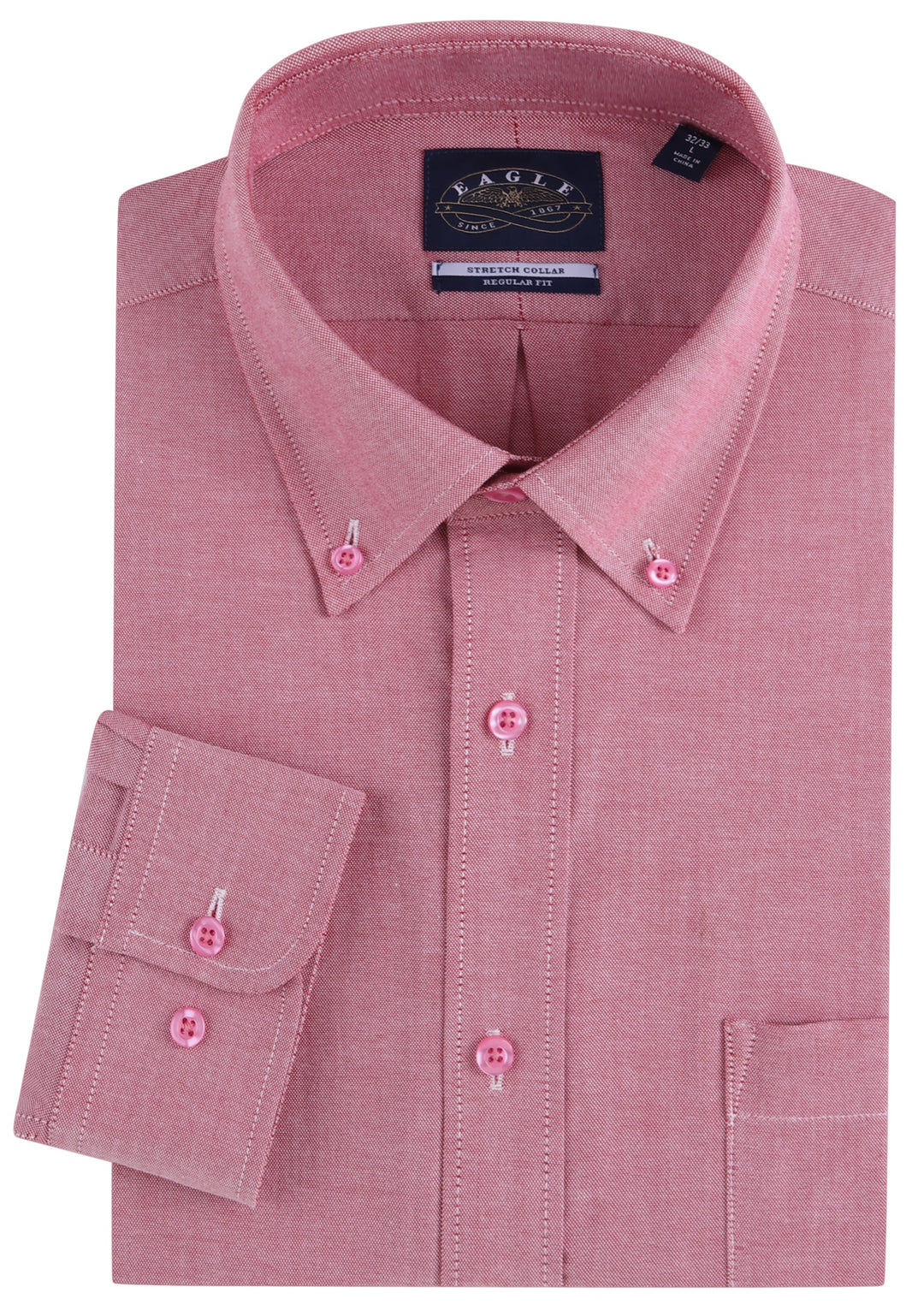 Solid Stretch Dress Shirt by Eagle