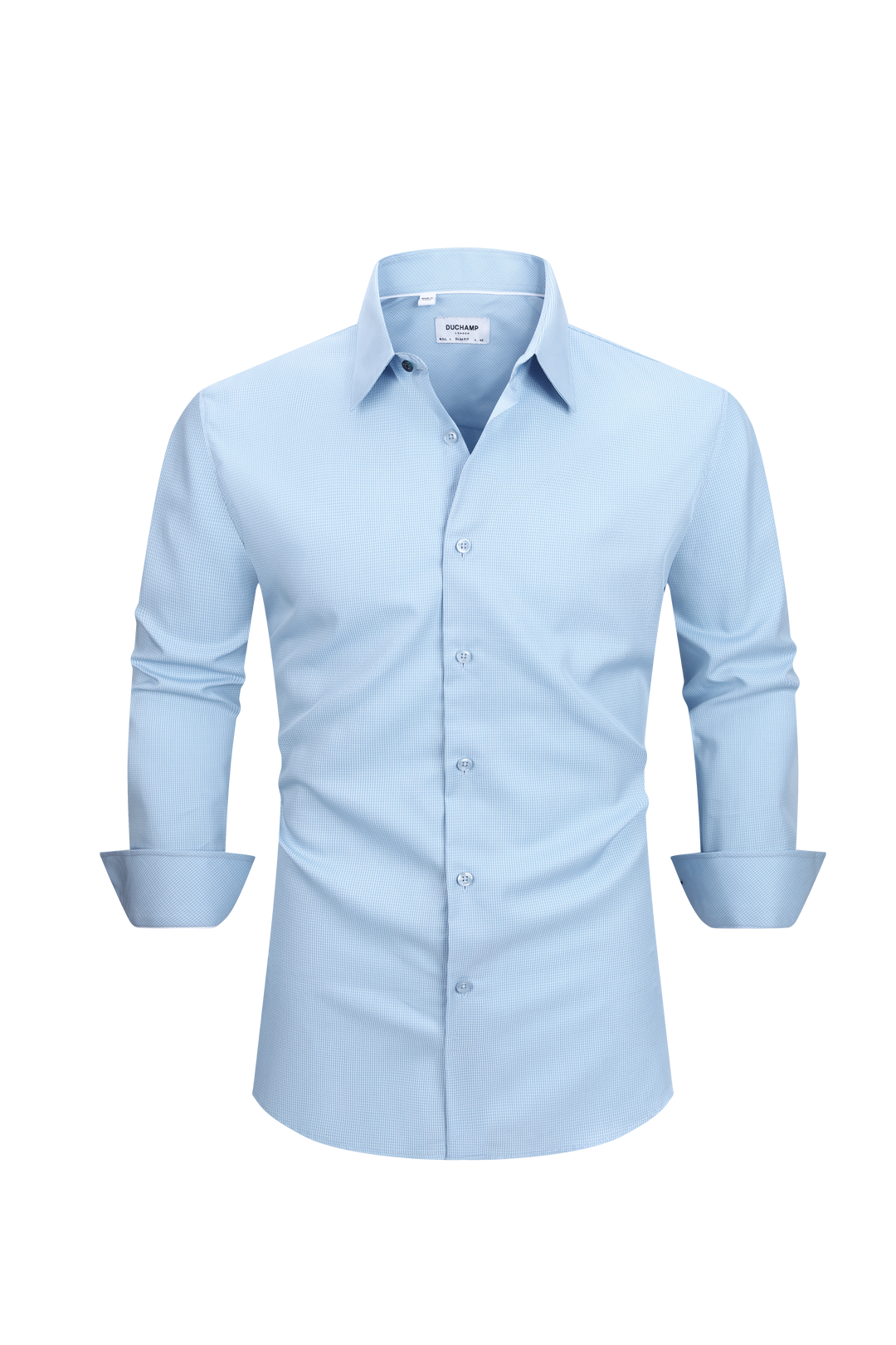 duchamp london dress shirts Duchamp Shirts | Men's Dress Shirt, Duchamp, L 16.5 /42, Blue & White, Nwt | Color: Blue/White | Size: L 16.5/42