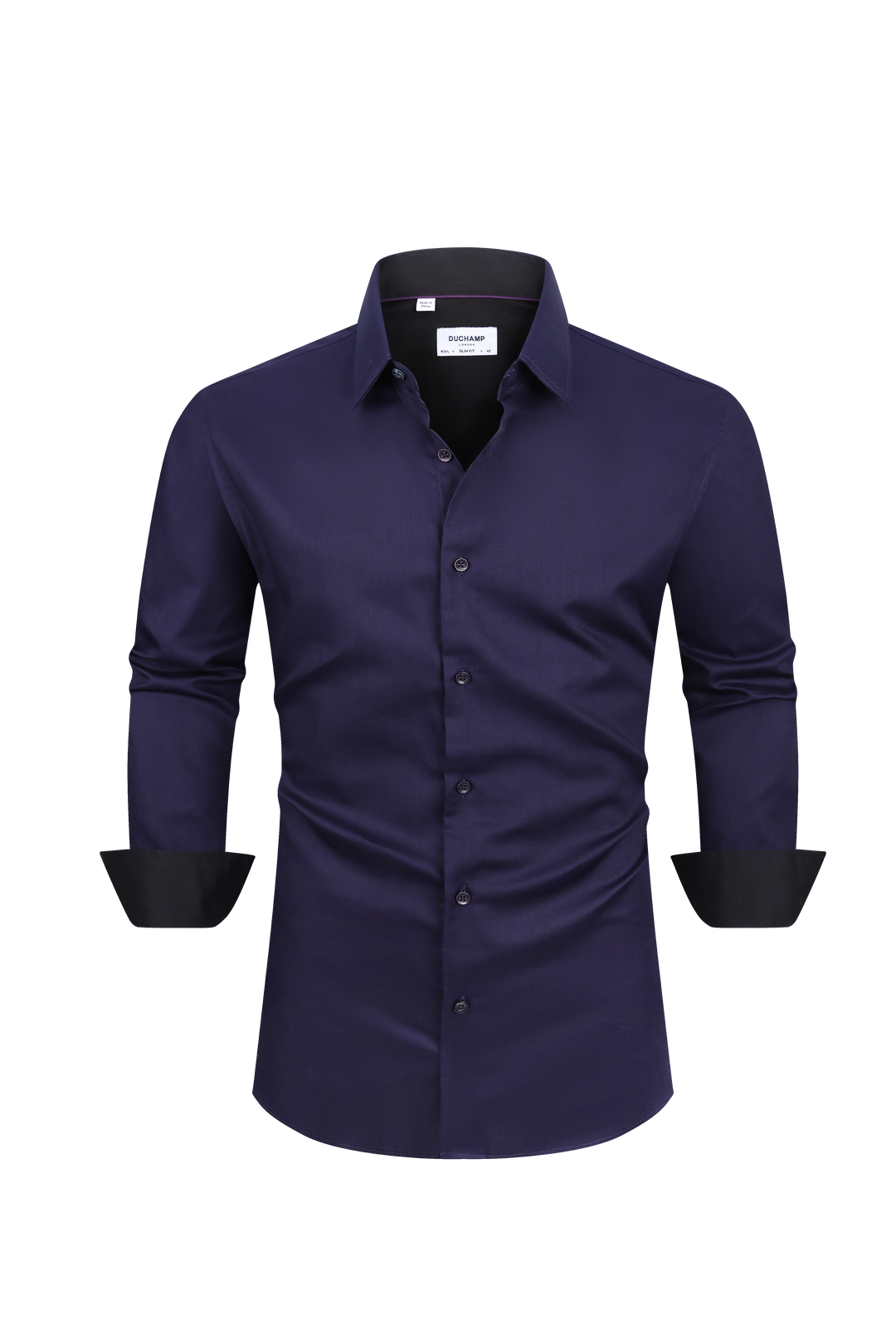 Duchamp London Navy Dress Shirt