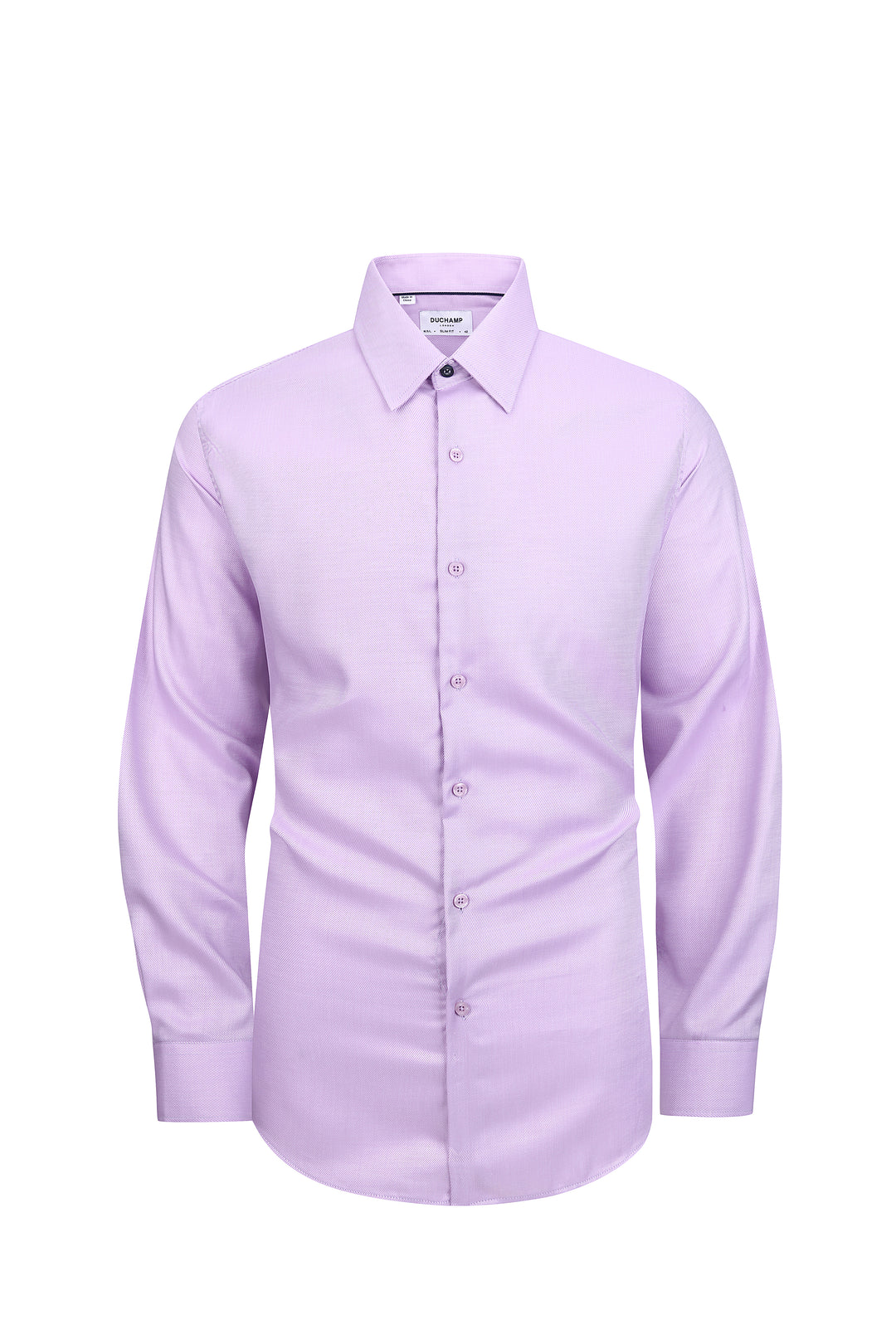 Duchamp London Purple Textured Dress Shirt