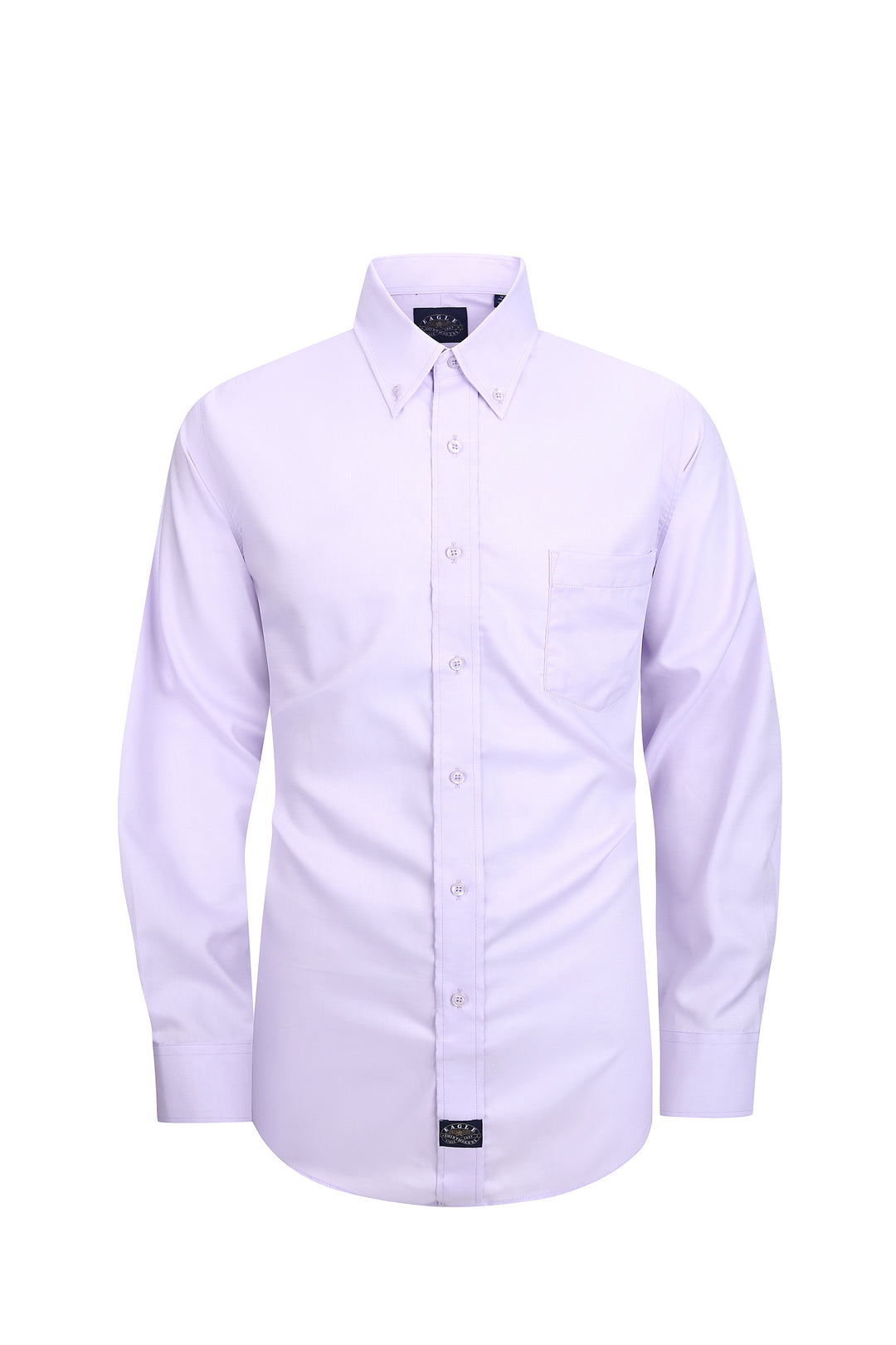 Eagle Stretch Neck Purple Oxford Shirt