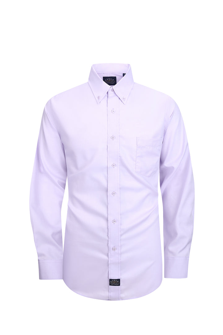 Eagle Stretch Neck Purple Oxford Shirt