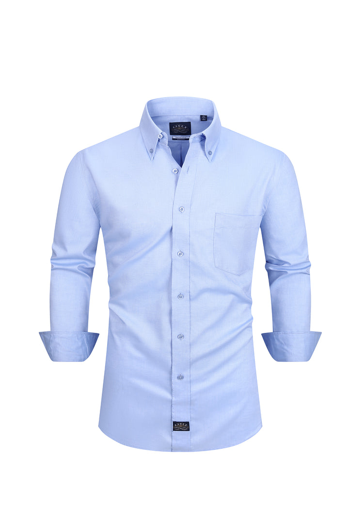 Eagle Stretch Neck Blue Shirt