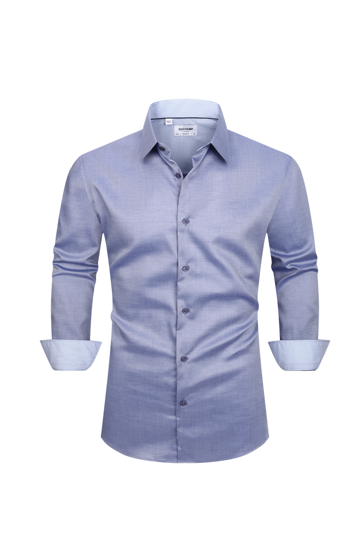 Duchamp London Navy Dress Shirt