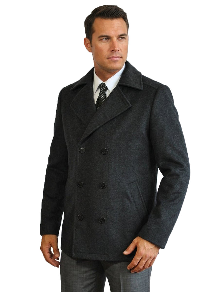 Hechter Paris Sean Grey Pea Coat