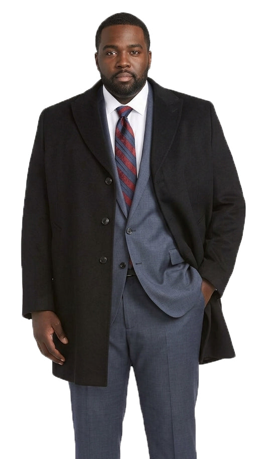 Hechter Paris Sherman Black Pea Coat