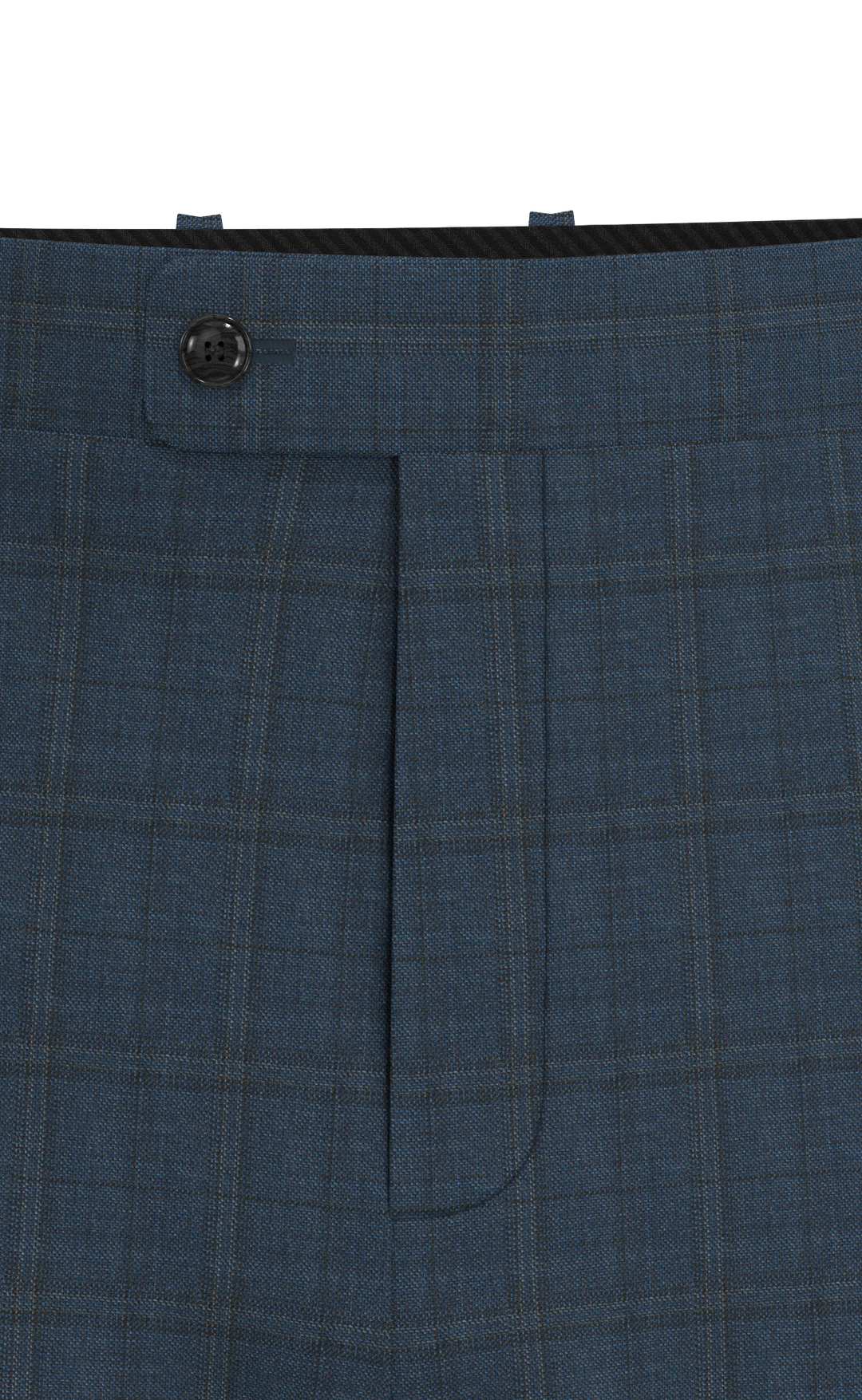 Hechter Paris Suit Separate Dark Blue Solid Pant