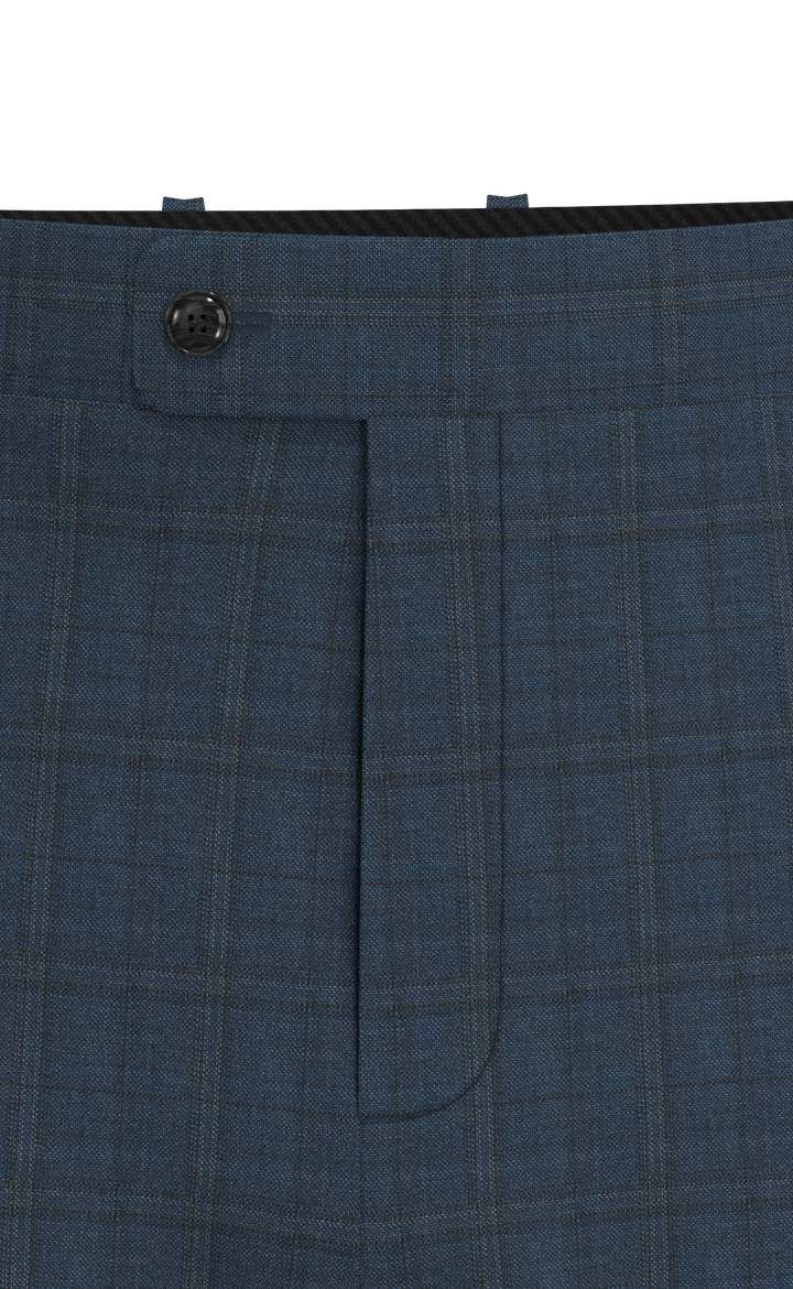 Hechter Paris Suit Separate Dark Blue Solid Pant