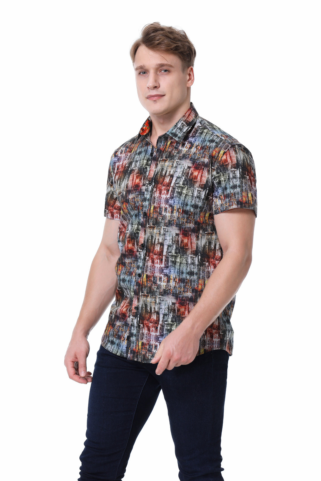 1 Like No other Vidre Short Sleeve Casual Shirt