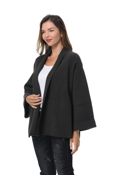 Roffe Cardigan with cuffed sleeves