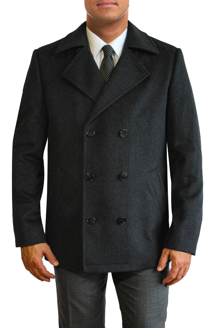 Hechter Paris Sean Grey Pea Coat