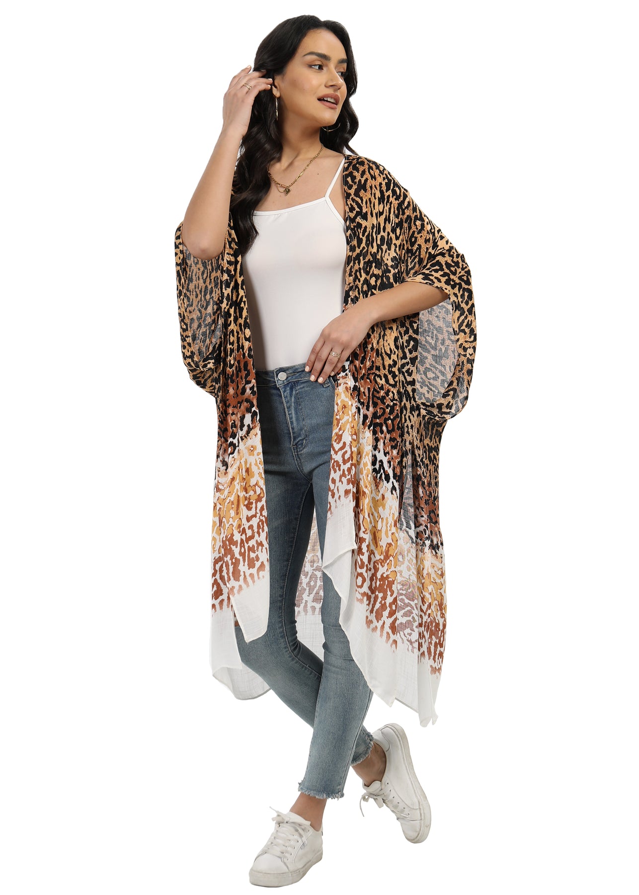 SHOP Kimono ROFFE Print Leopard Roy | Rachel