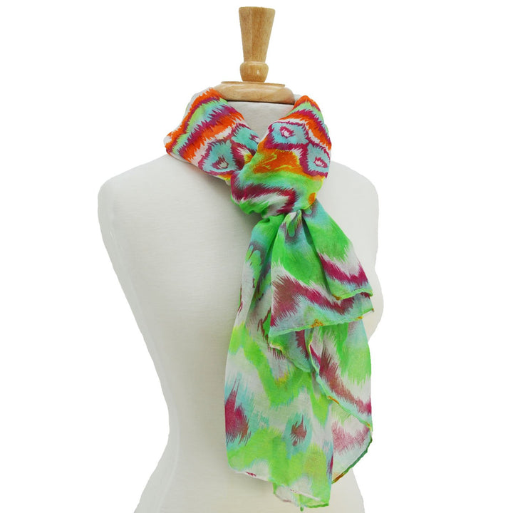 Rain Abstract Print Scarf