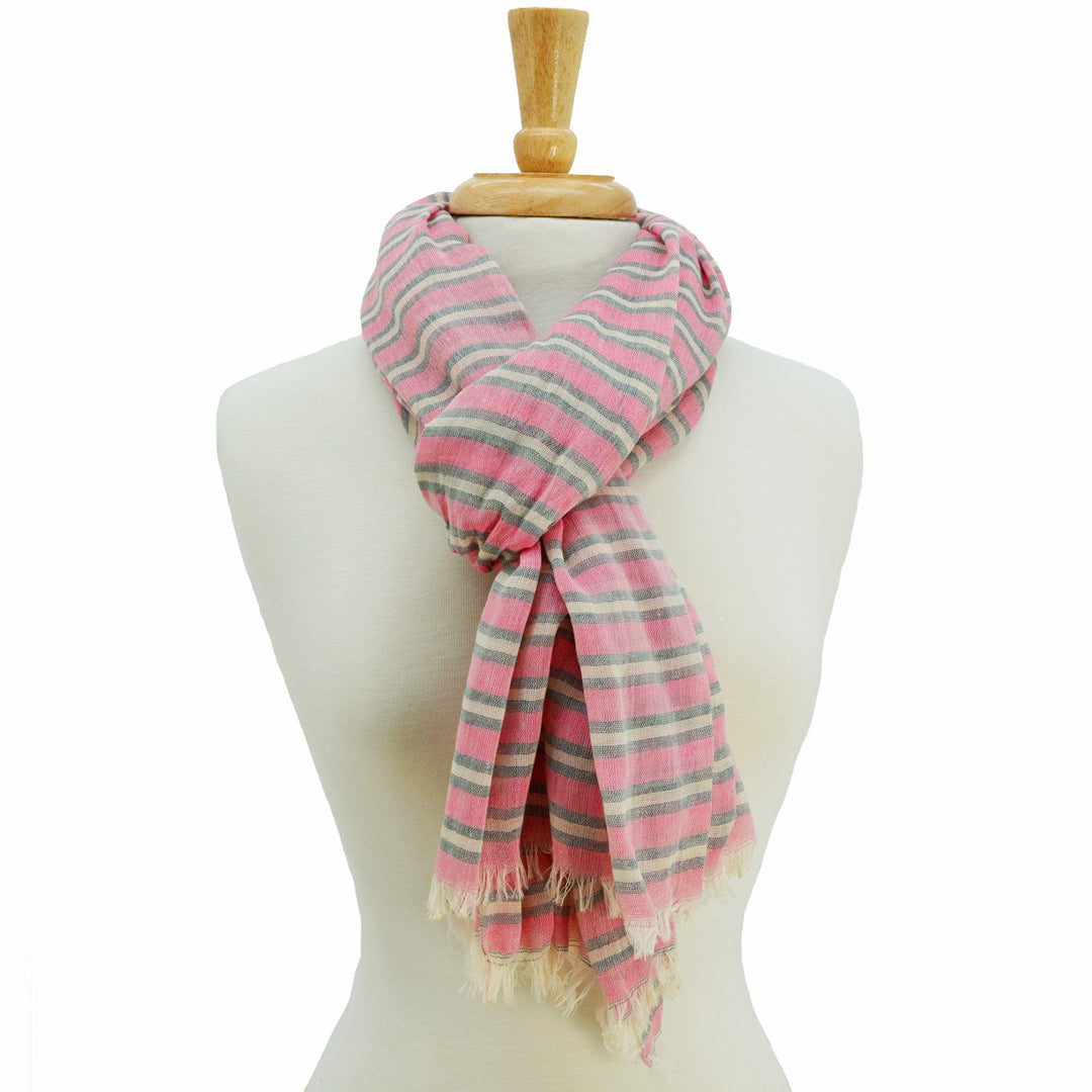 Quinn Striped Scarf