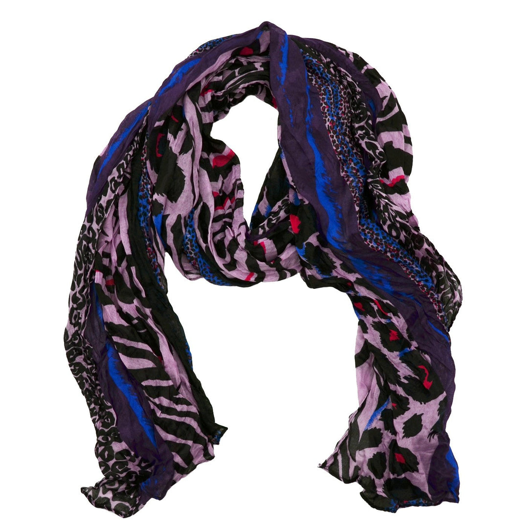 Claire Animal Print Scarf