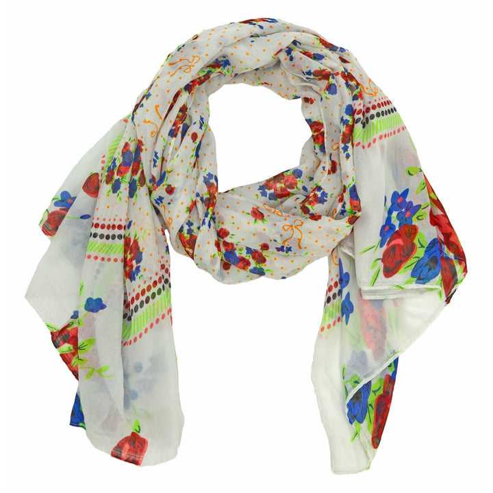 Nell Floral Dots Scarf