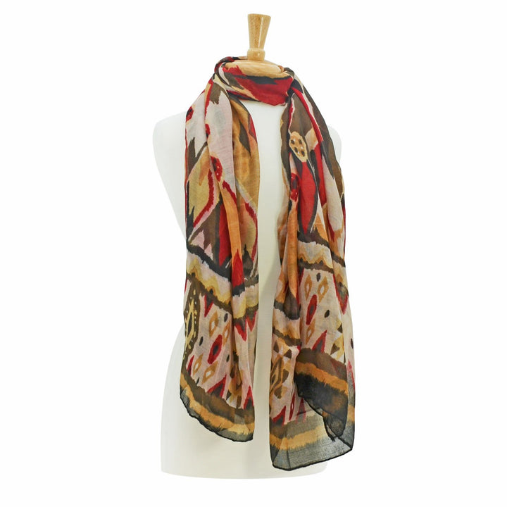 Lauren Abstract Print Scarf
