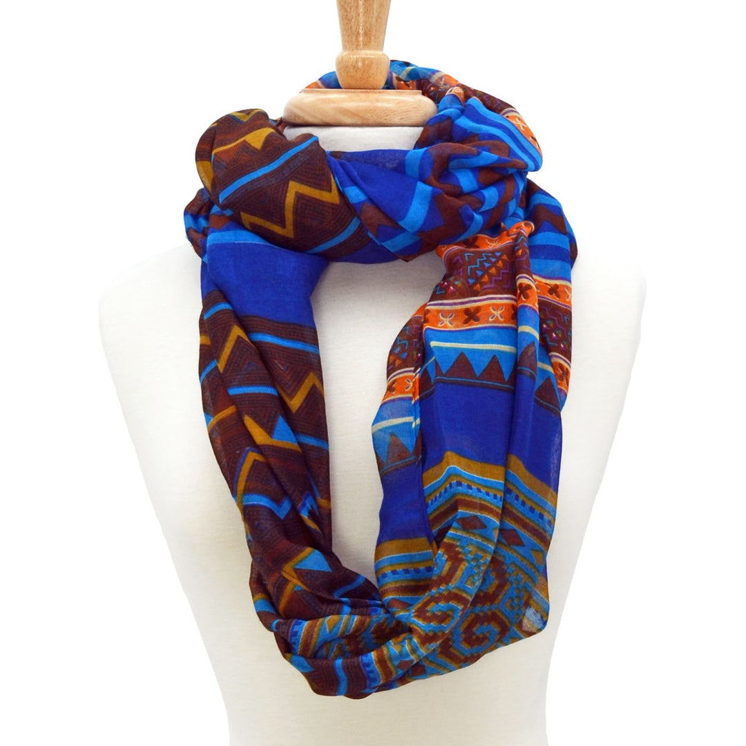 Tatum Navaho Print Infinity Scarf
