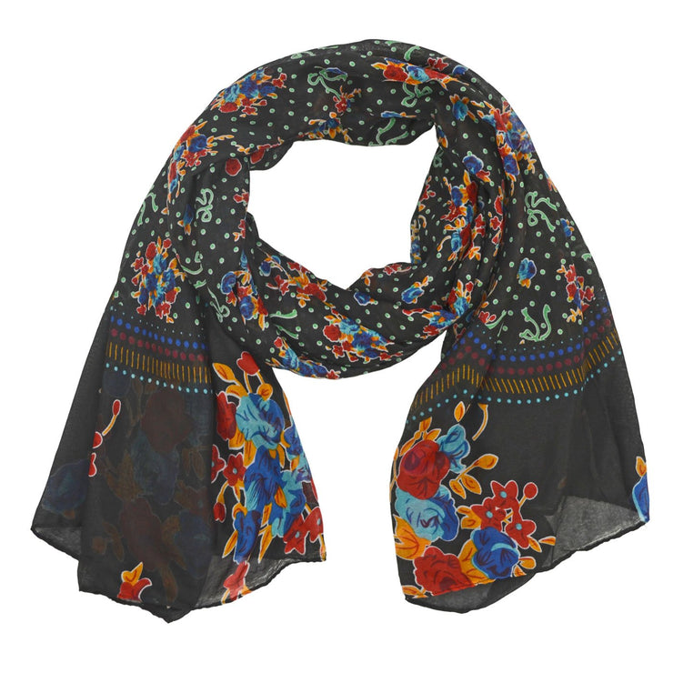 Nell Floral Dots Scarf