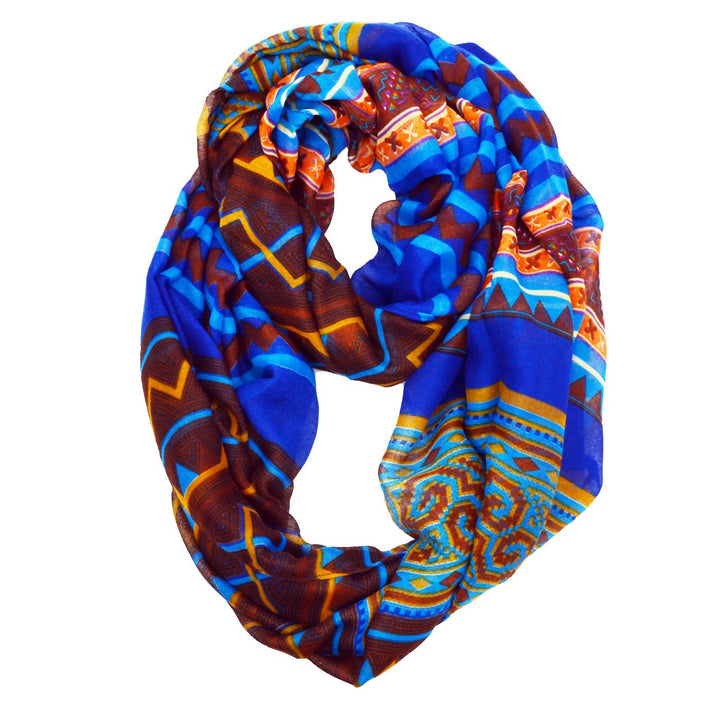 Tatum Navaho Print Infinity Scarf