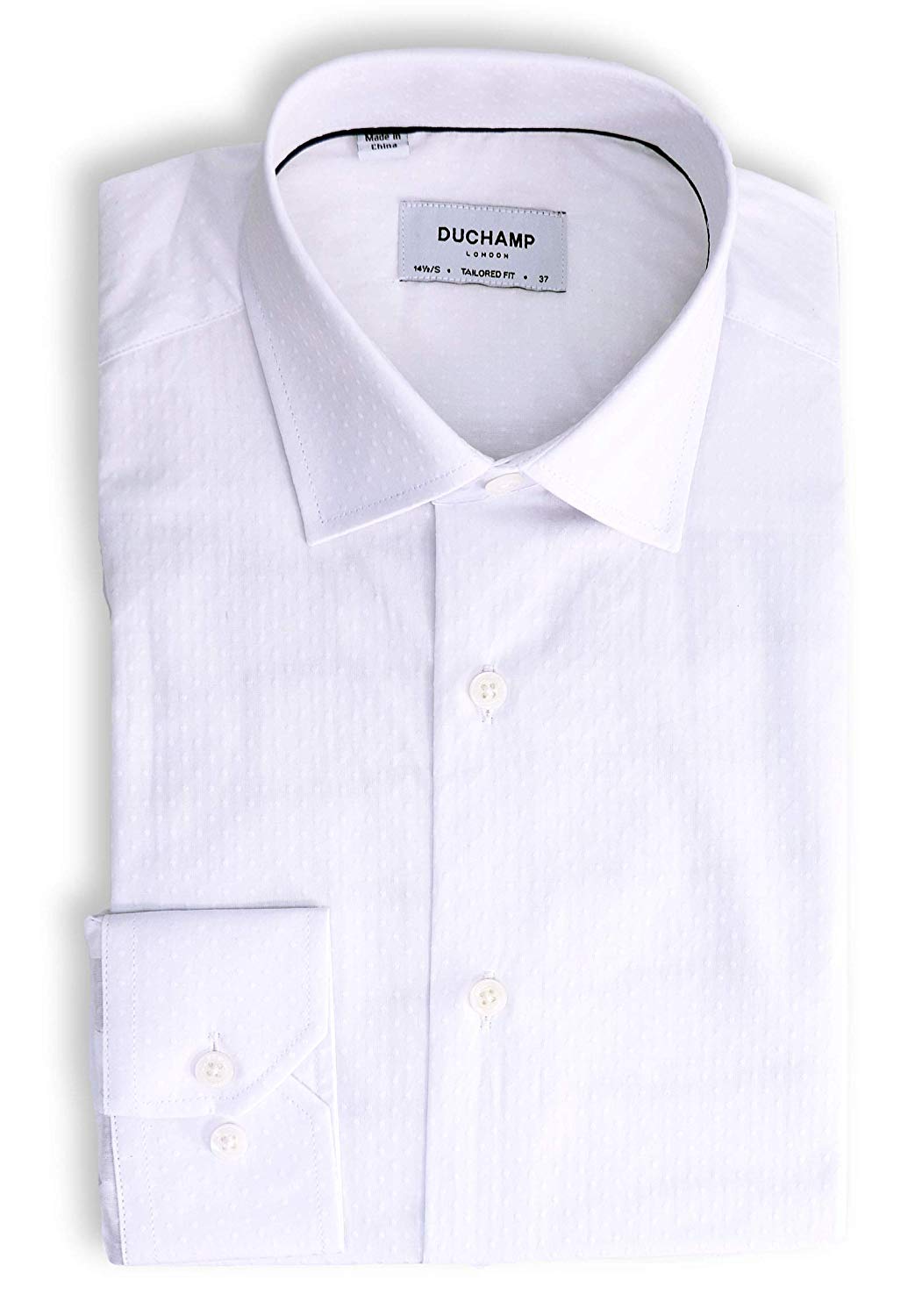 Duchamp London White Dots Dress Shirt